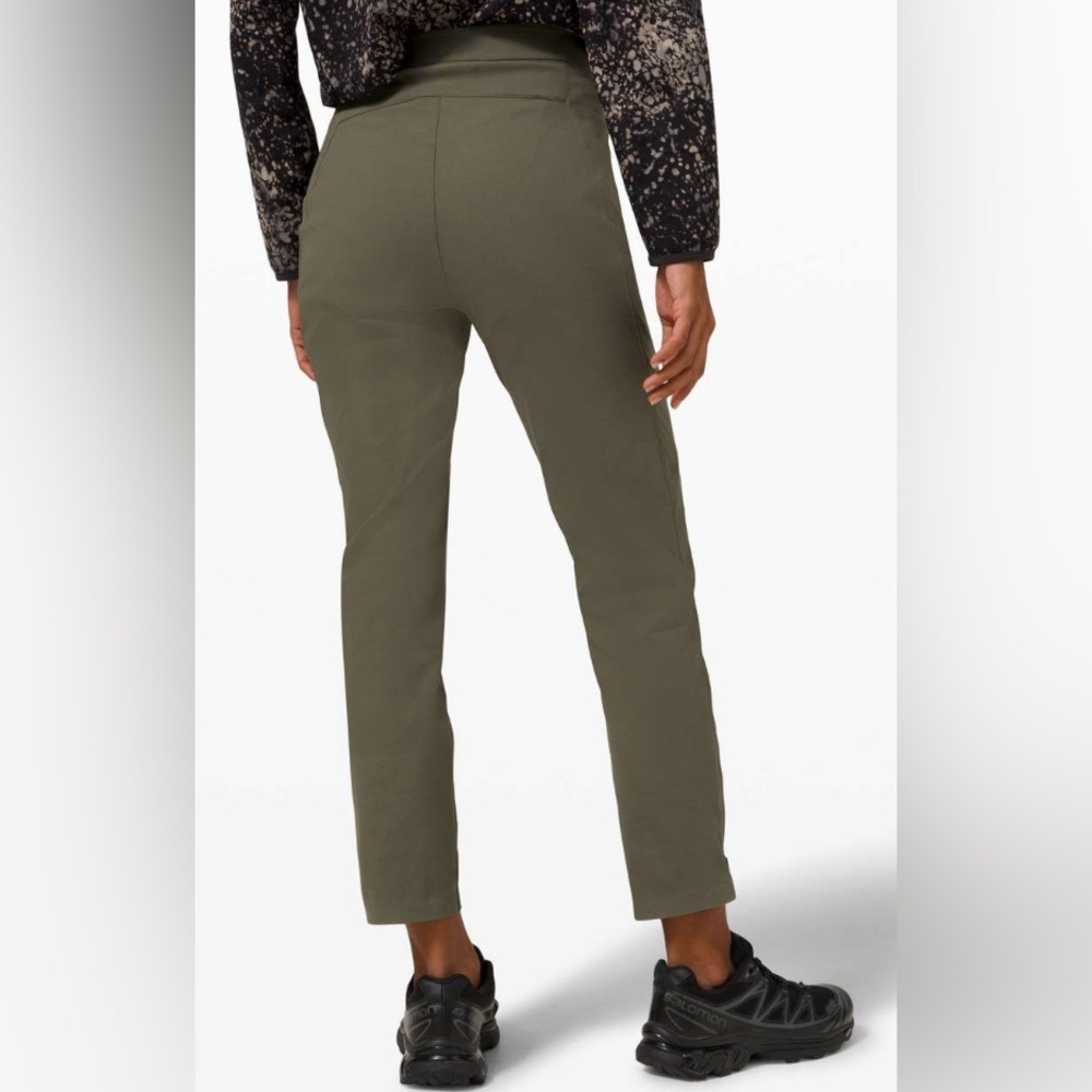 NWOT Lululemon Tolva Cropped Pant *lululemon lab Army Green - Picture 3 of 8